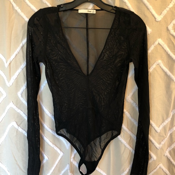 Aritzia Tops - Free from Aritzia mesh body suit